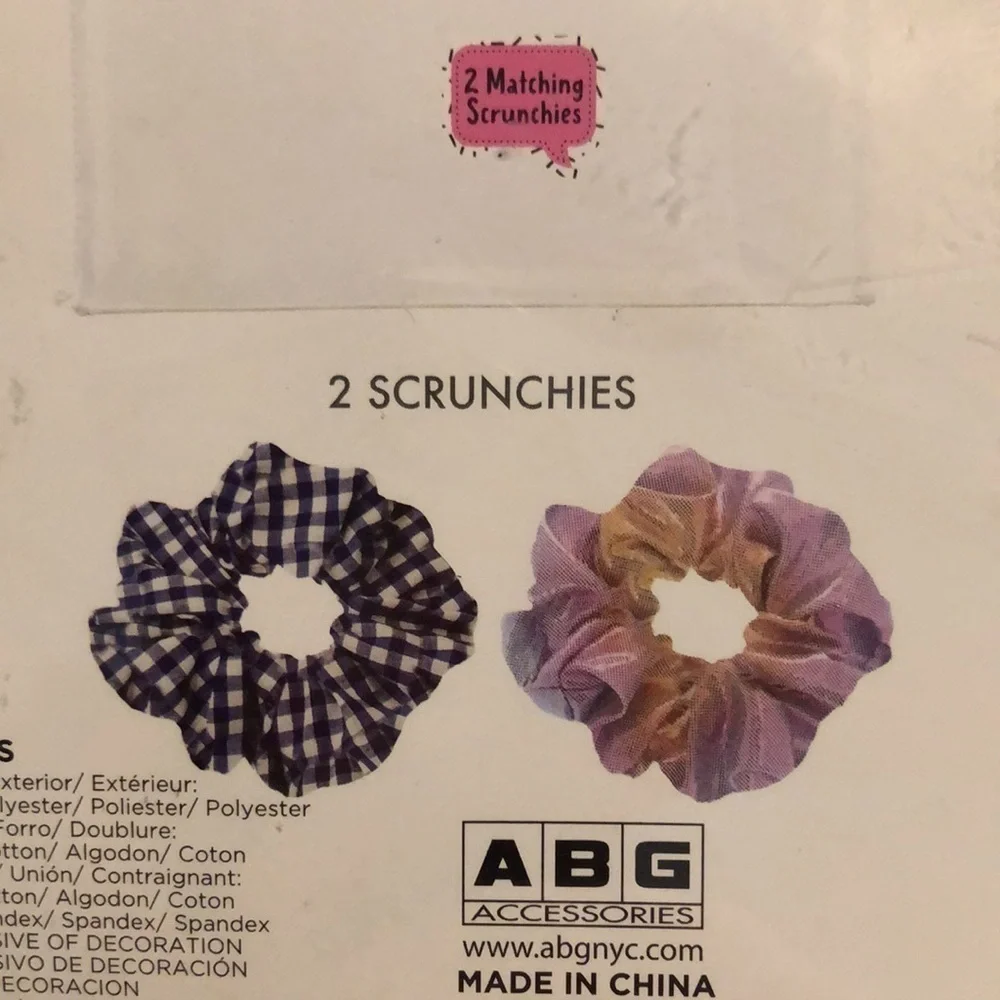 Addie & tate Washable Kids Face Mask and scrunchies with reusable pouch